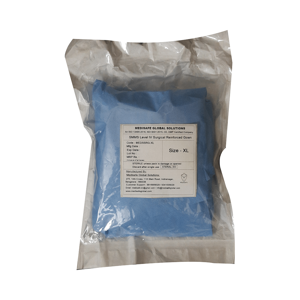 Medisafe SMMS Level IV Surgical Reinforced Gown XL - Image 2