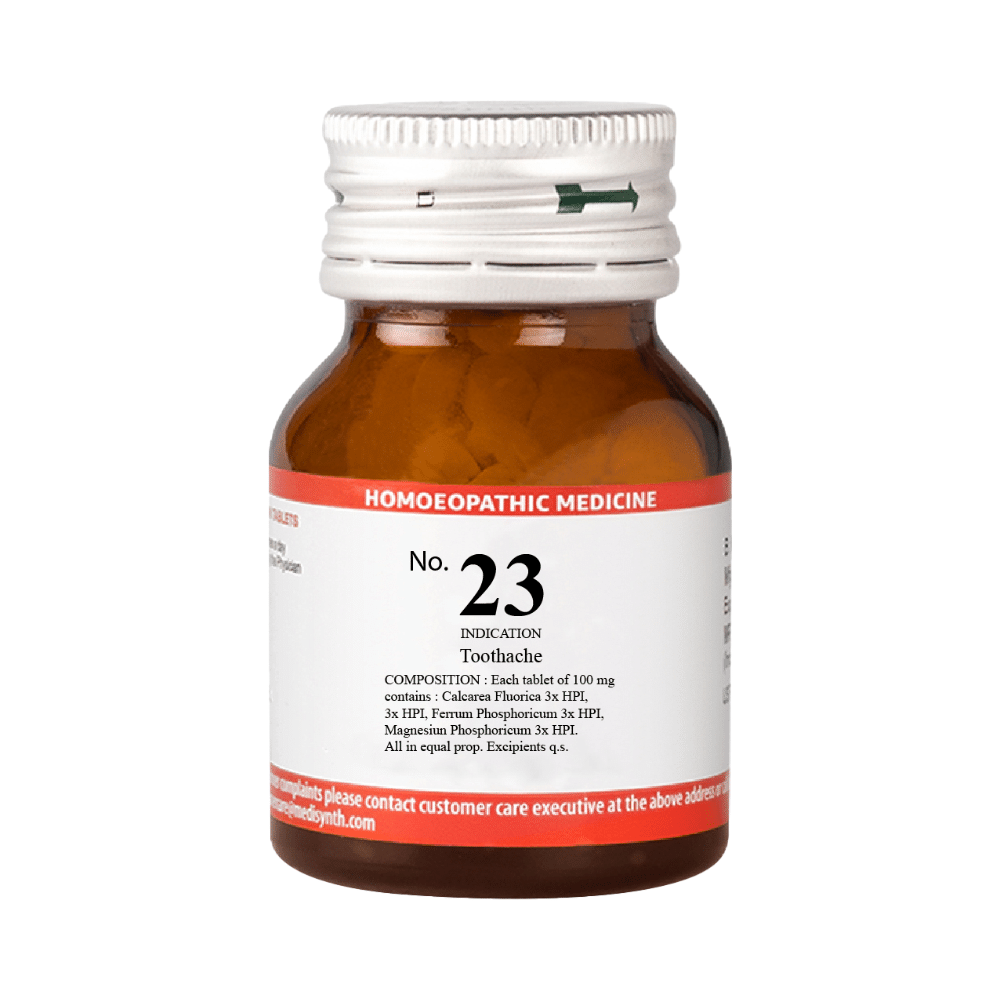 Medisynth Bio-chemic Combination No.23 Toothache - Image 2