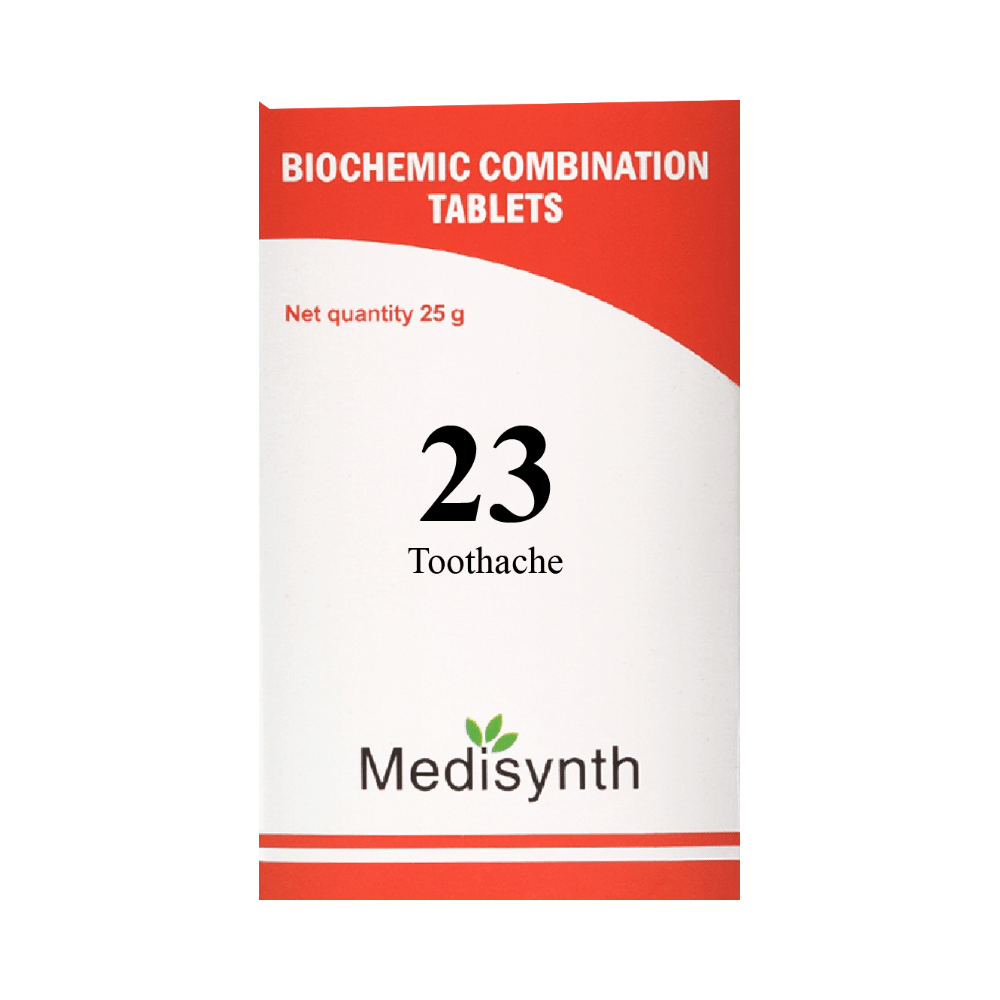 Medisynth Bio-chemic Combination No.23 Toothache - Image 1