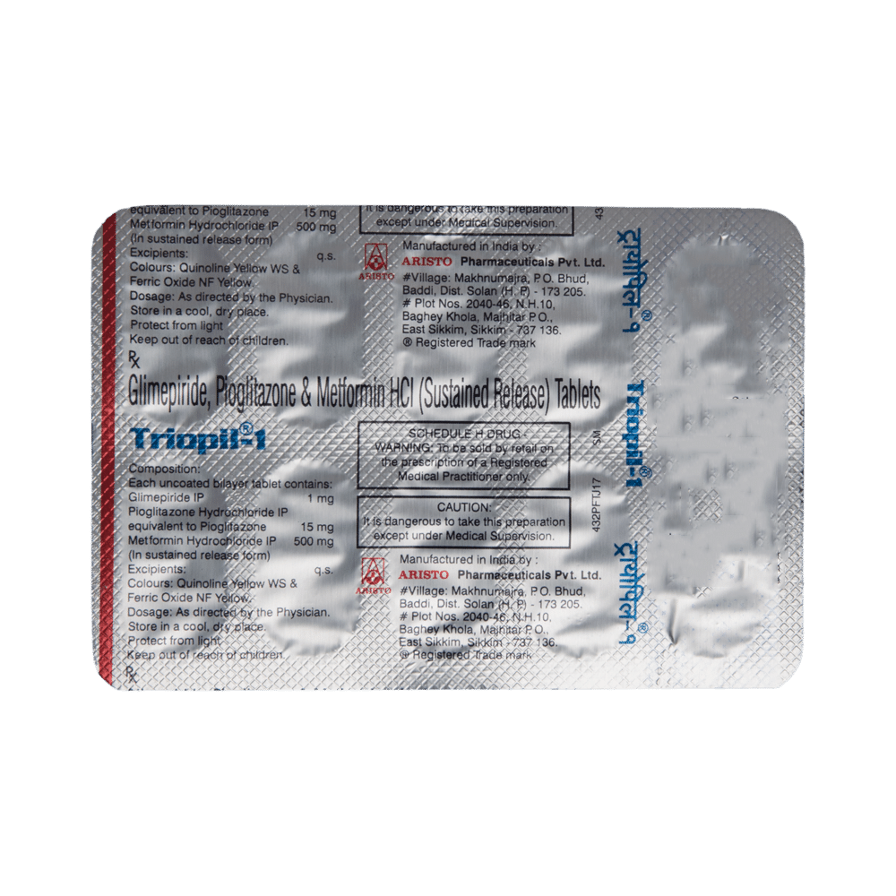 Triopil 1 Tablet SR - Image 5