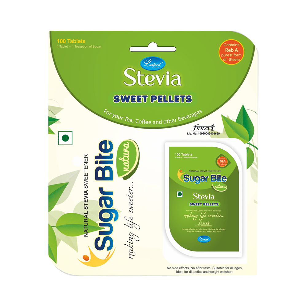 Sugar Bite Nutra Stevia Sweet Pellets - Image 1