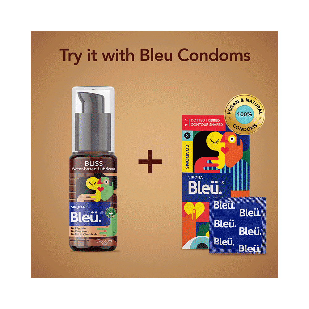 Sirona Bleu Water Based Lubricant Natural Chocolate - Image 9