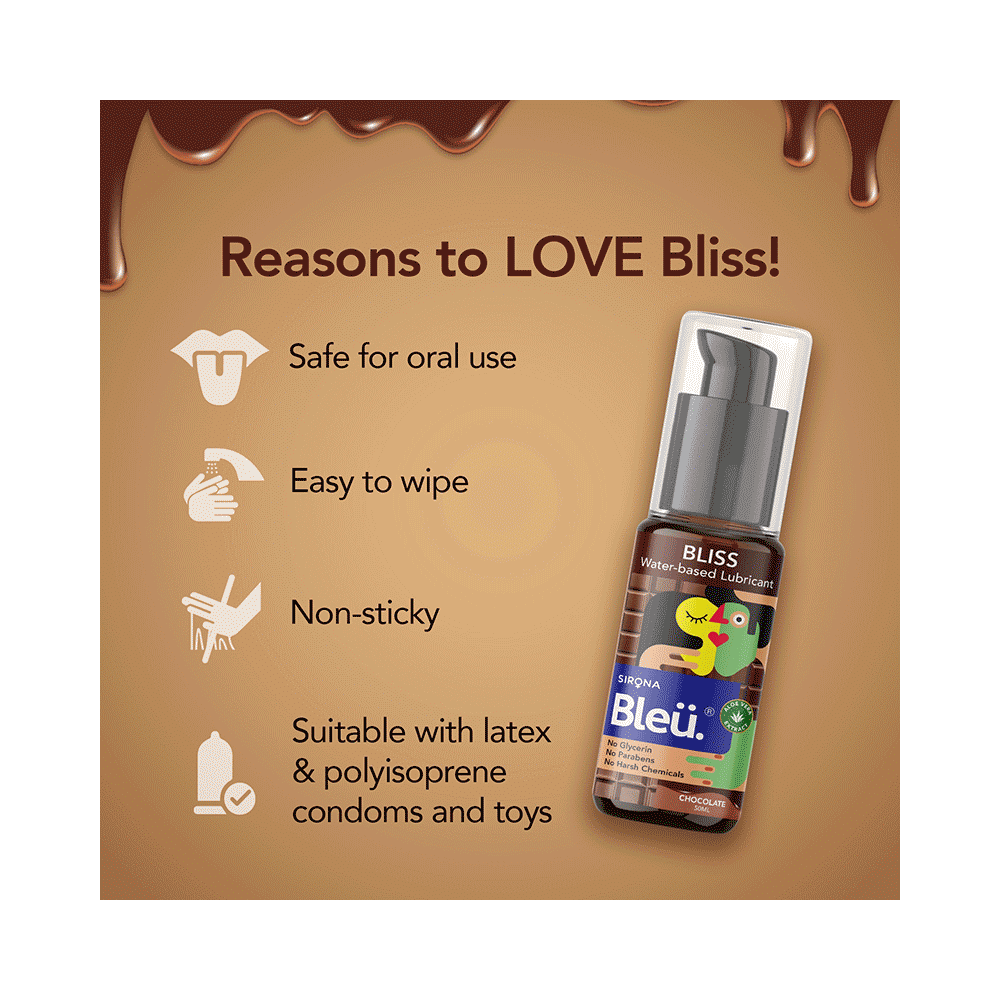Sirona Bleu Water Based Lubricant Natural Chocolate - Image 4