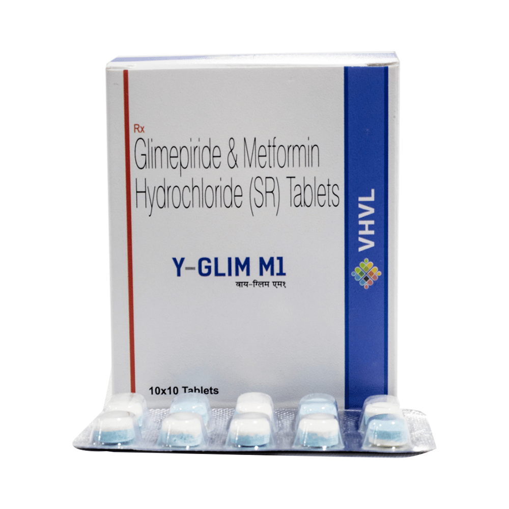 Y Glim M 1mg/500mg Tablet SR - Image 3