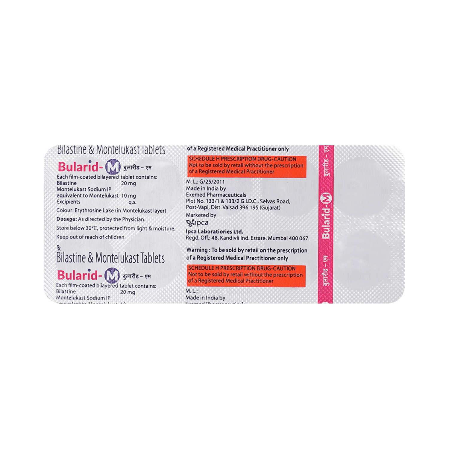 Bularid M 20mg/10mg Tablet - Image 3