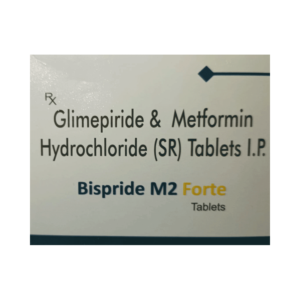 Bispride M Forte 2mg/1000mg Tablet SR