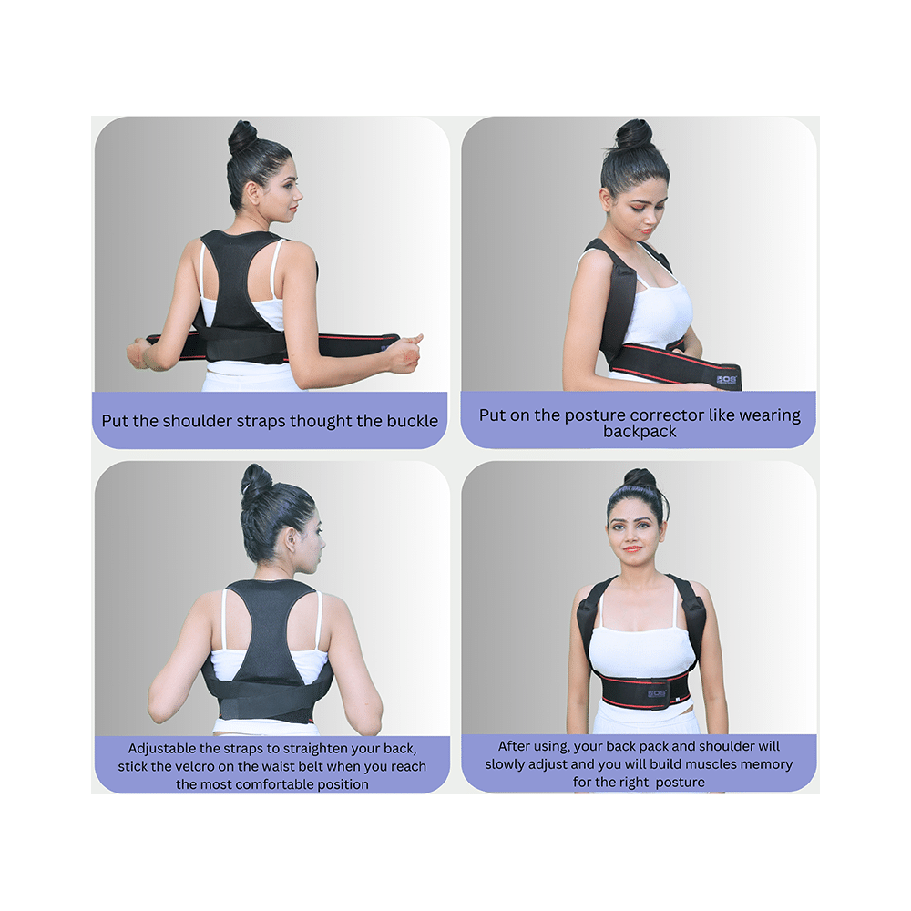 Bos Medicare Surgical Posture Aid XXL Black - Image 5