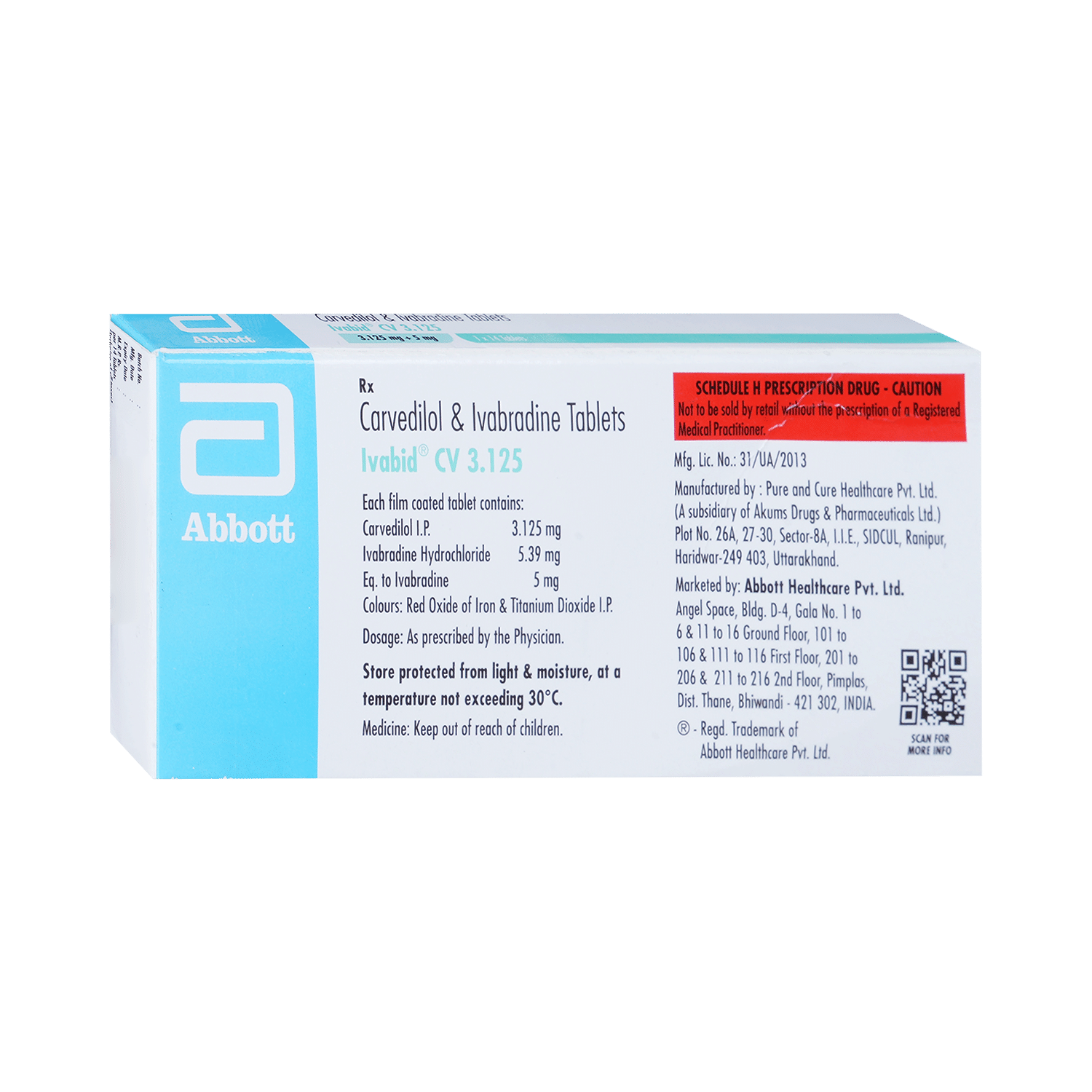 Ivabid CV 3.125 Tablet - Image 3