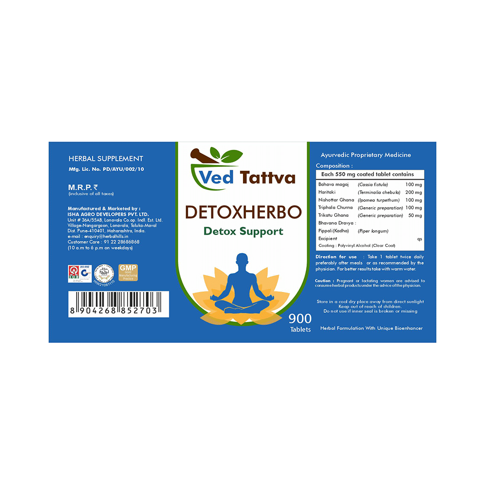 Ved Tattva Detox Herbo Support Tablet - Image 2