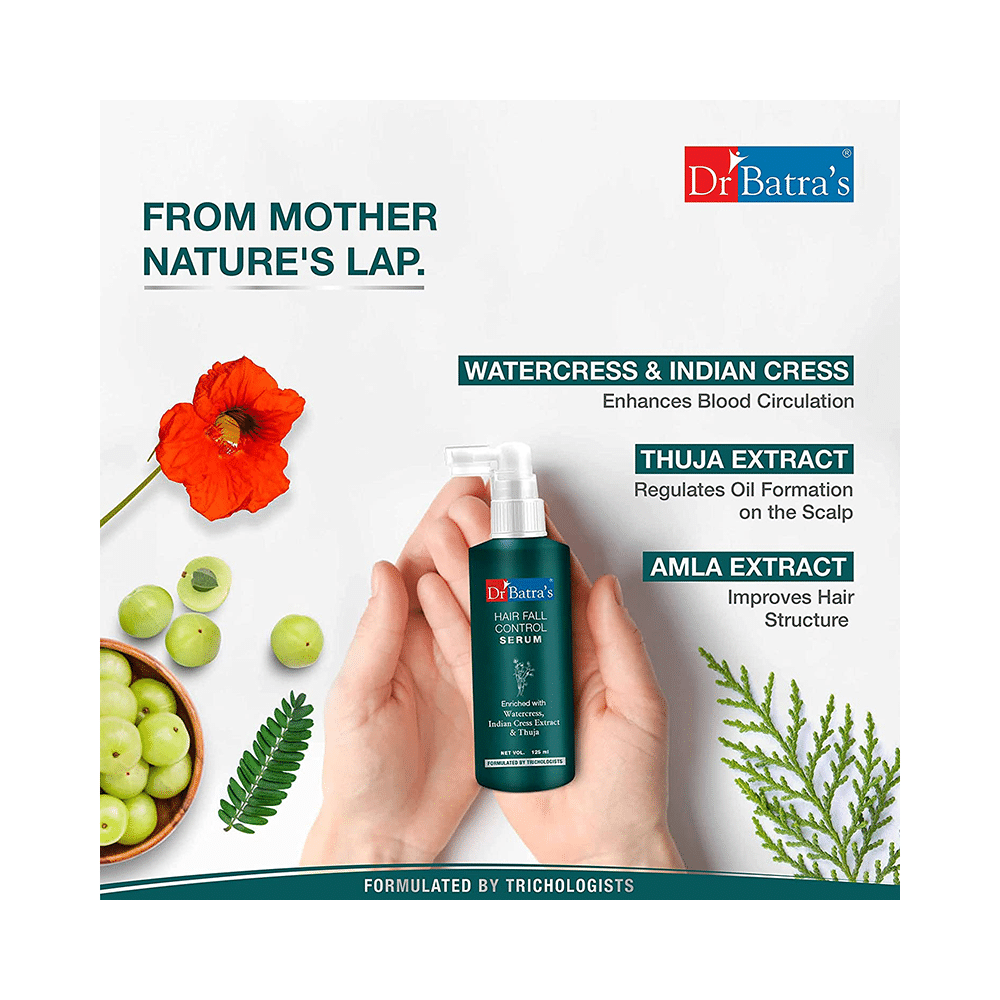 Dr Batra's Combo Pack of Hair Fall Control Serum 125ml, Conditioner 200ml and Hair Fall Control Oil 200ml - Image 9