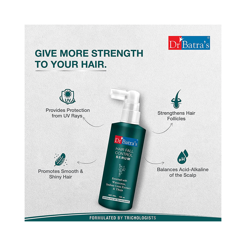 Dr Batra's Combo Pack of Hair Fall Control Serum 125ml, Conditioner 200ml and Hair Fall Control Oil 200ml - Image 8