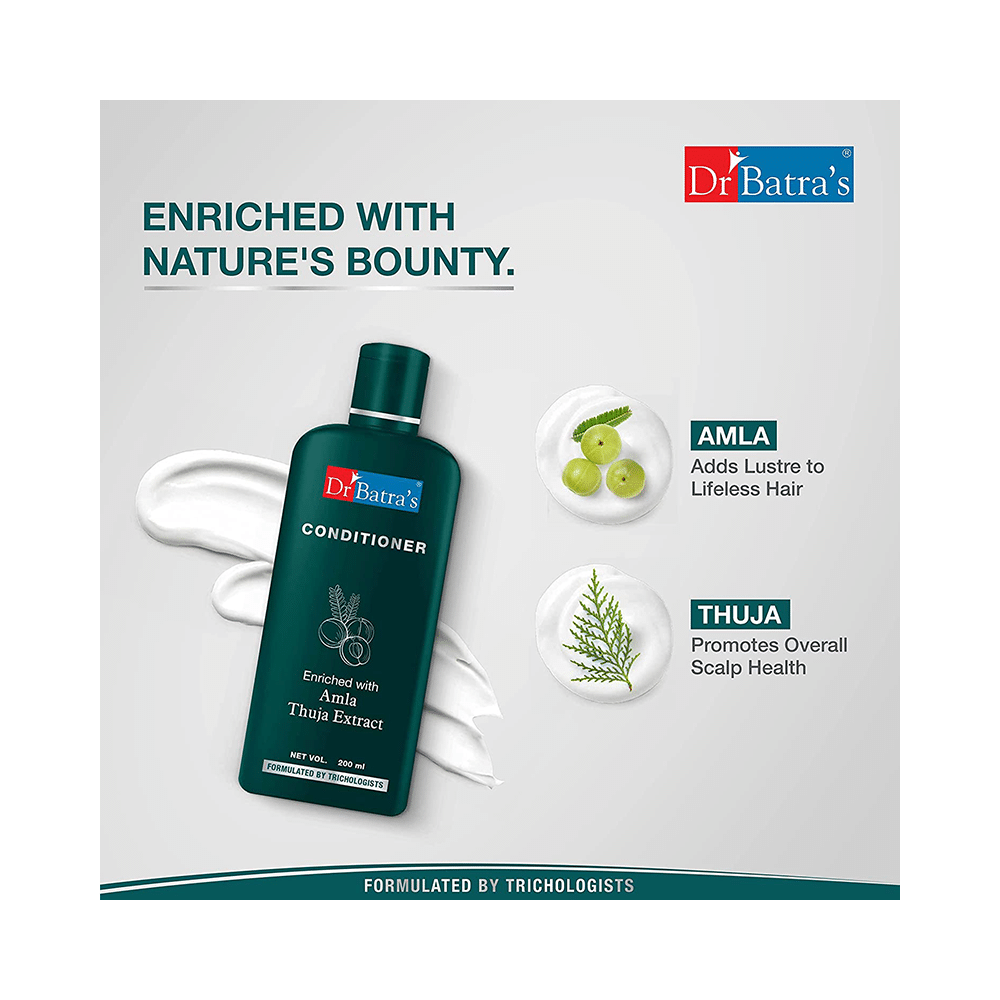 Dr Batra's Combo Pack of Hair Fall Control Serum 125ml, Conditioner 200ml and Hair Fall Control Oil 200ml - Image 6