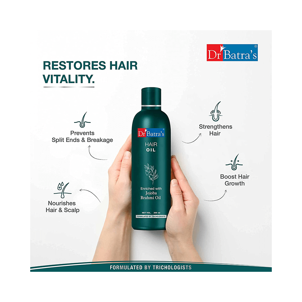 Dr Batra's Combo Pack of Hair Fall Control Serum 125ml, Conditioner 200ml and Hair Fall Control Oil 200ml - Image 11