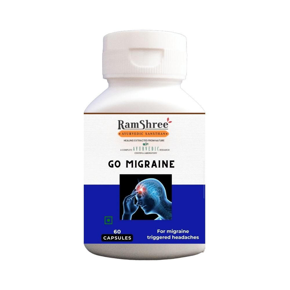 Ramshree Ayurvedic Sansthan Go Migraine Capsule - Image 1