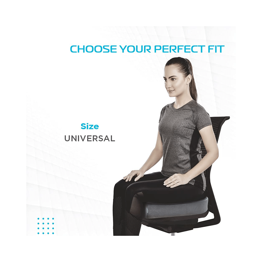 Vissco 1123 Liv Coccyx Seat Cushion (Tail Bone Seat Cushion Universal Grey - Image 2