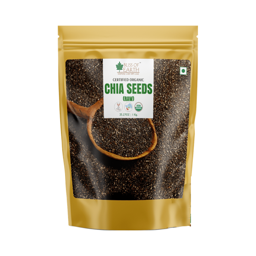 Bliss of Earth Certified Organic Chia Seeds (Raw) - Image 1