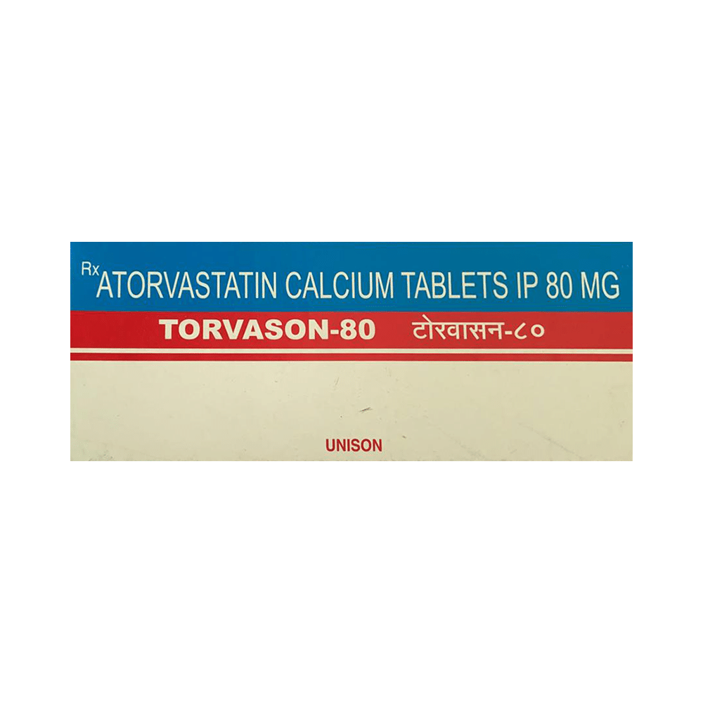 Torvason 80mg Tablet - Image 1