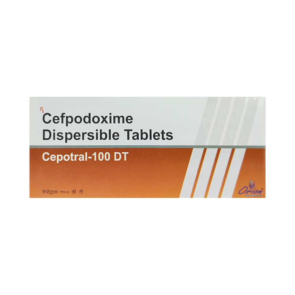 Cepotral 100 DT Tablet - Image 1