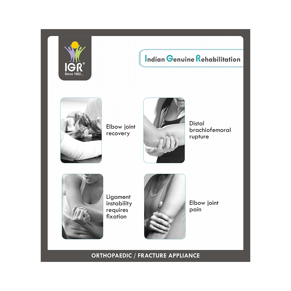 IGR Arm Elbow Immobiliser Grey Medium - Image 4