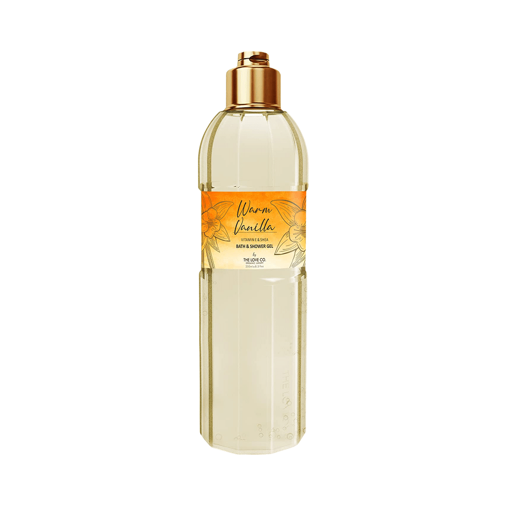 The Love Co. Warm Vanilla Bath & Shower Gel - Image 1