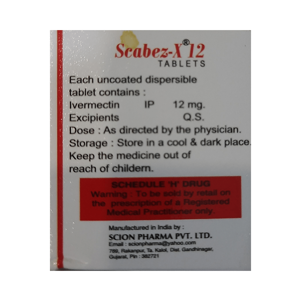 Scabez-X 12 Tablet - Image 2