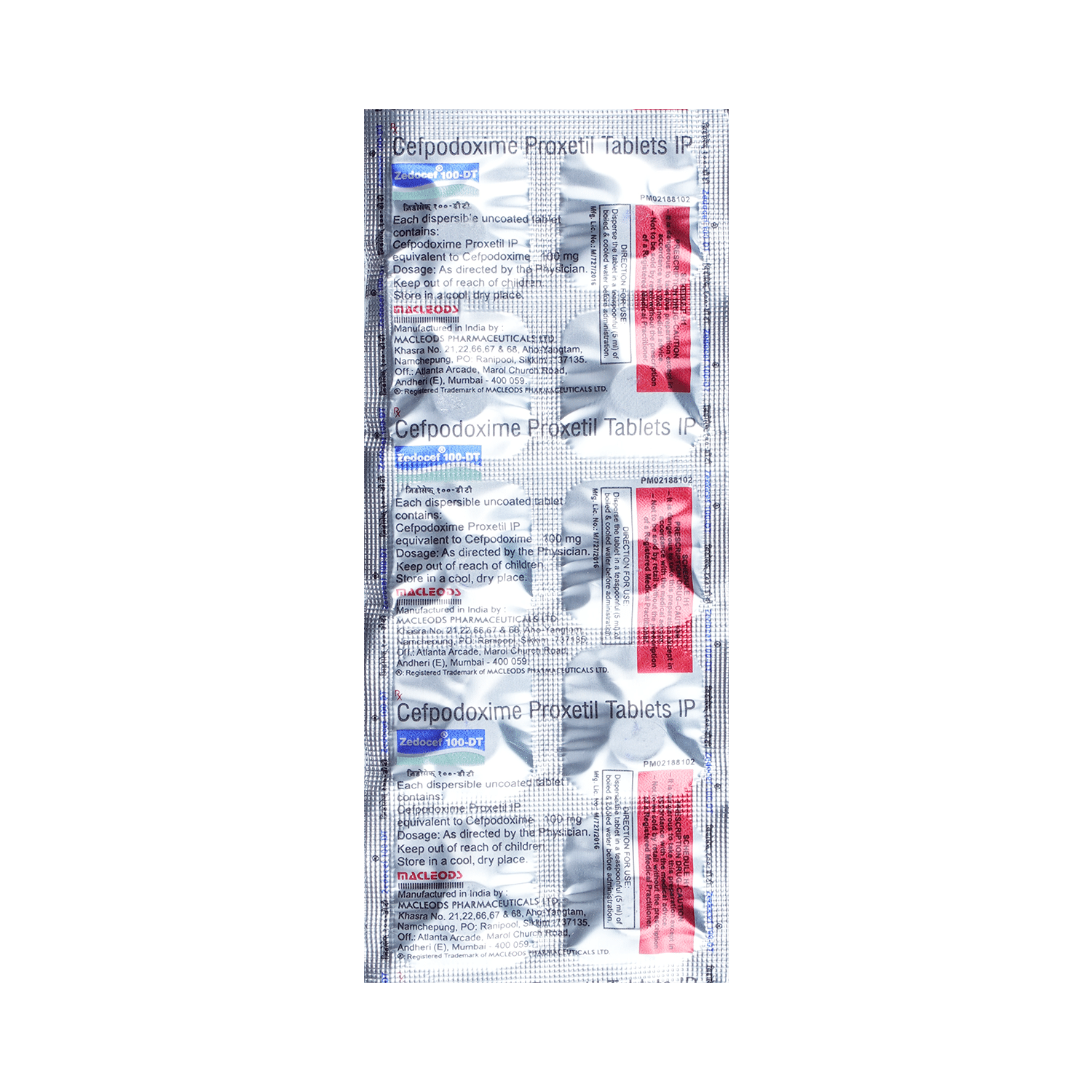Zedocef 100mg Tablet DT - Image 4