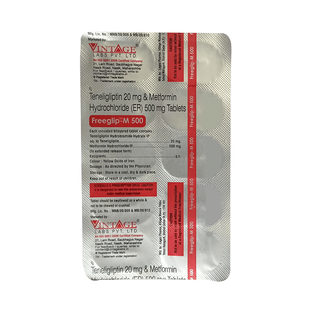 Freeglip-M 500 Tablet ER - Image 3
