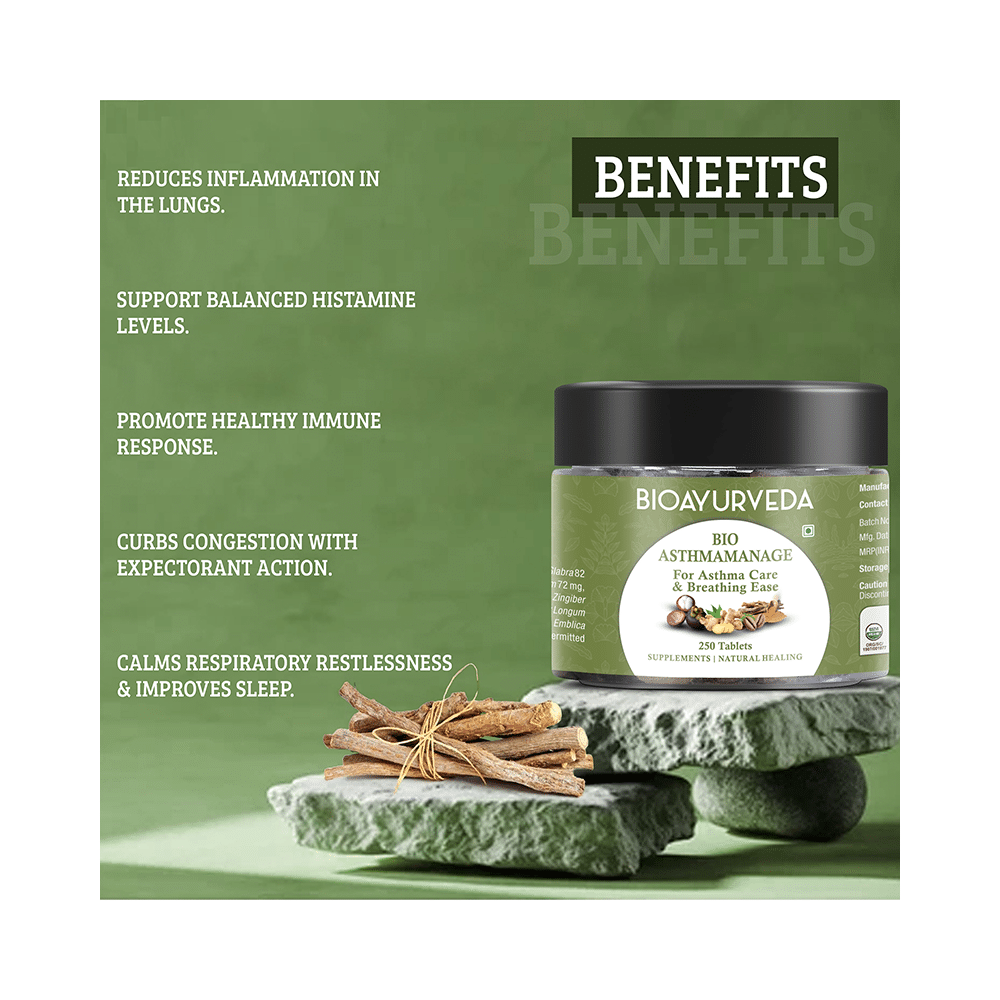Bioayurveda Bio Asthmamanage Tablet - Image 2