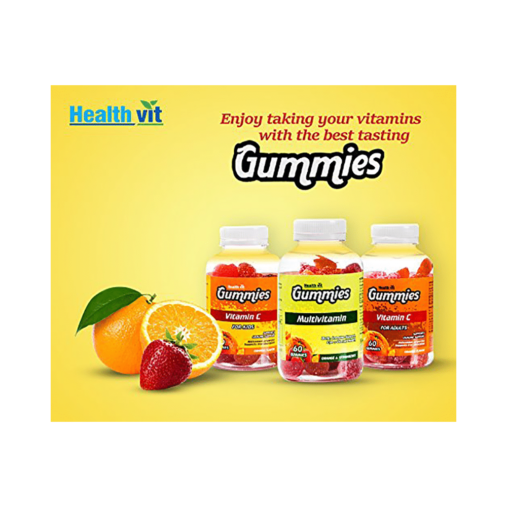 HealthVit Vitamin C Gummies for Adult Orange - Image 4