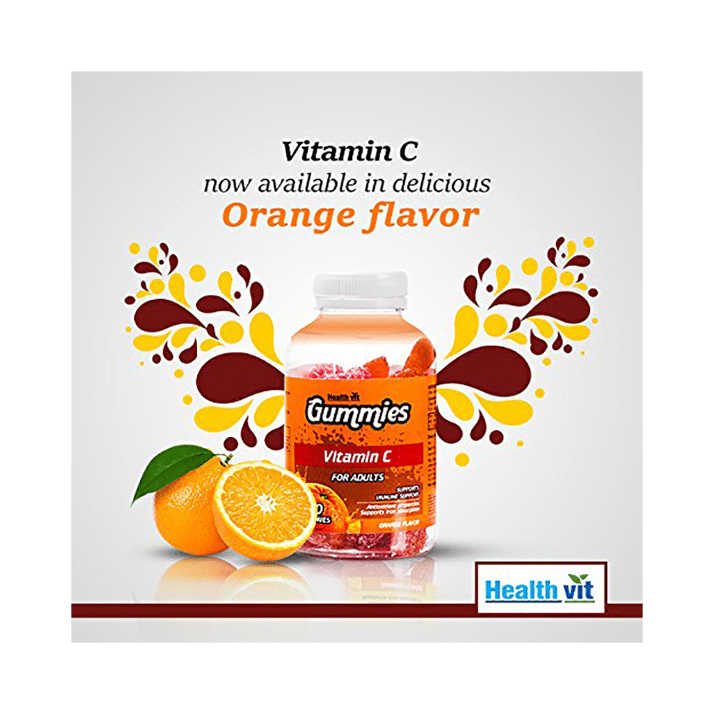 HealthVit Vitamin C Gummies for Adult Orange - Image 3
