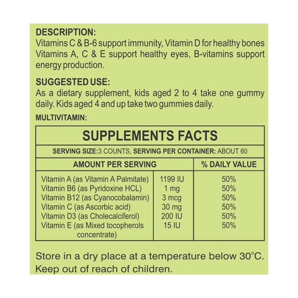 HealthVit Vitamin C Gummies for Adult Orange - Image 2