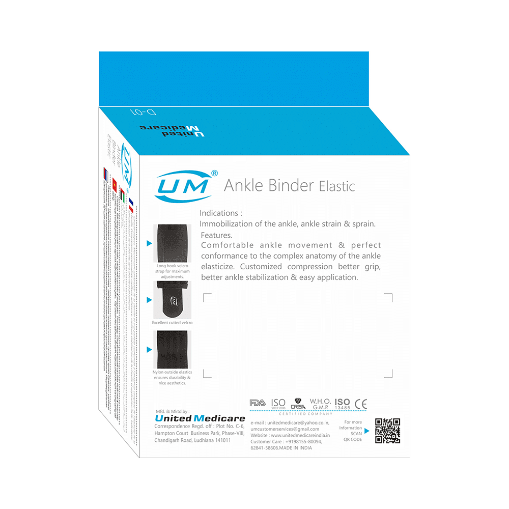United Medicare Ankle Binder Elastic Large - Image 2