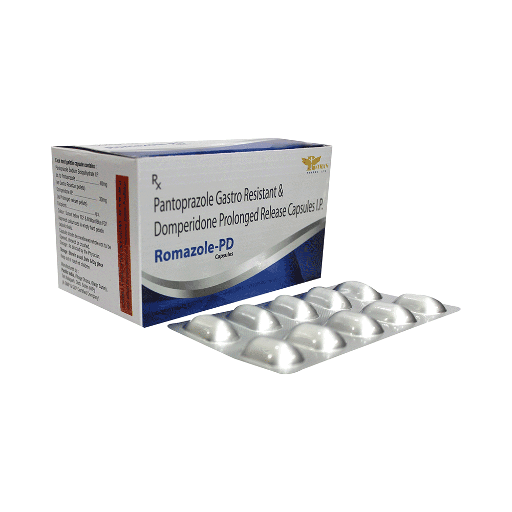 Romazole PD 30mg/40mg Capsule SR - Image 8