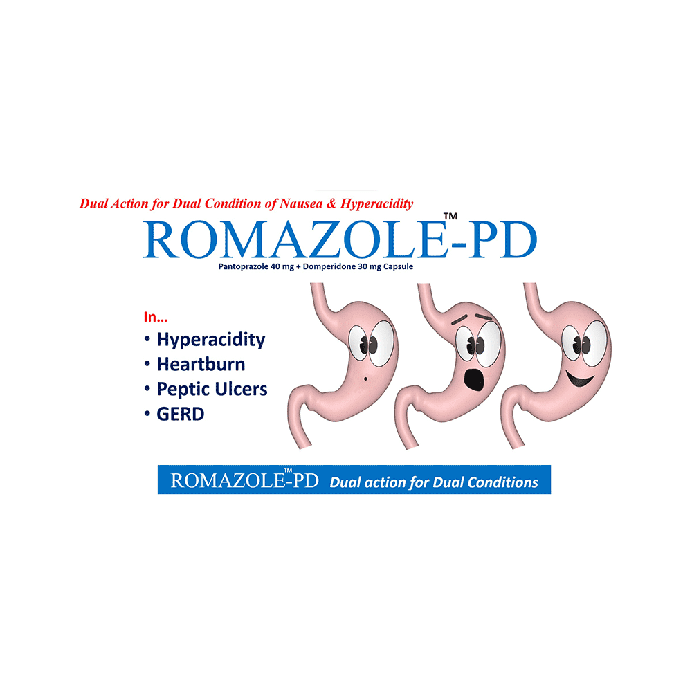 Romazole PD 30mg/40mg Capsule SR - Image 9