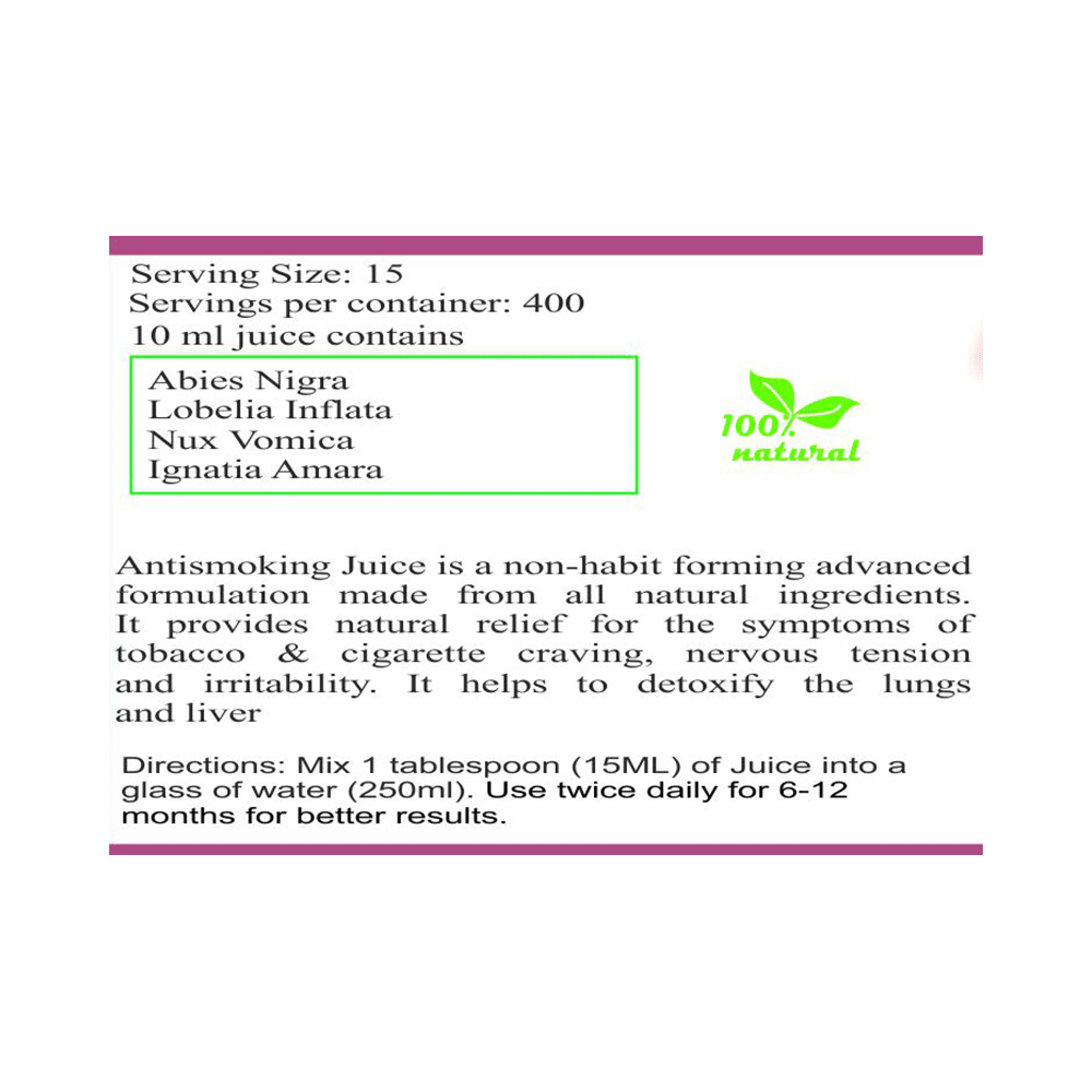 Hawaiian Herbals Antismoking Juice - Image 2