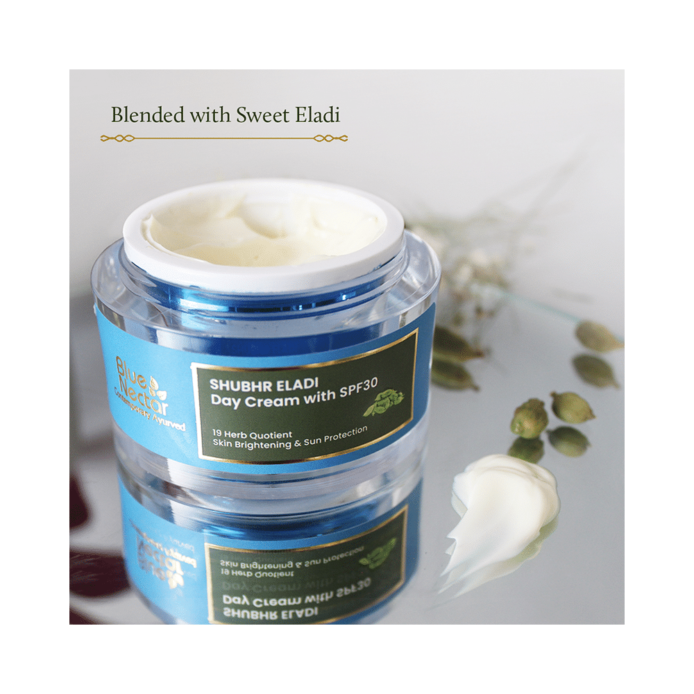 Blue Nectar Shubhr Eladi Day Cream with SPF 30 - Image 3