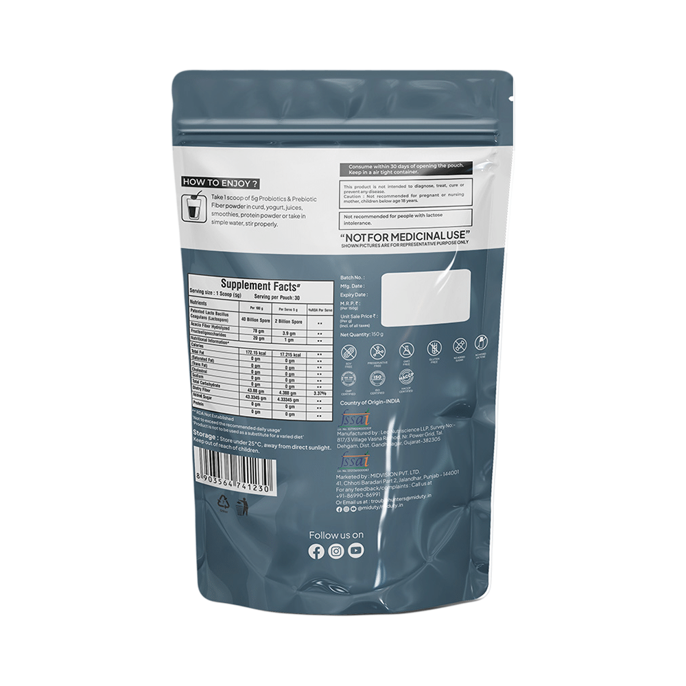 Miduty Probiotics & Prebiotics Fibre - Image 2