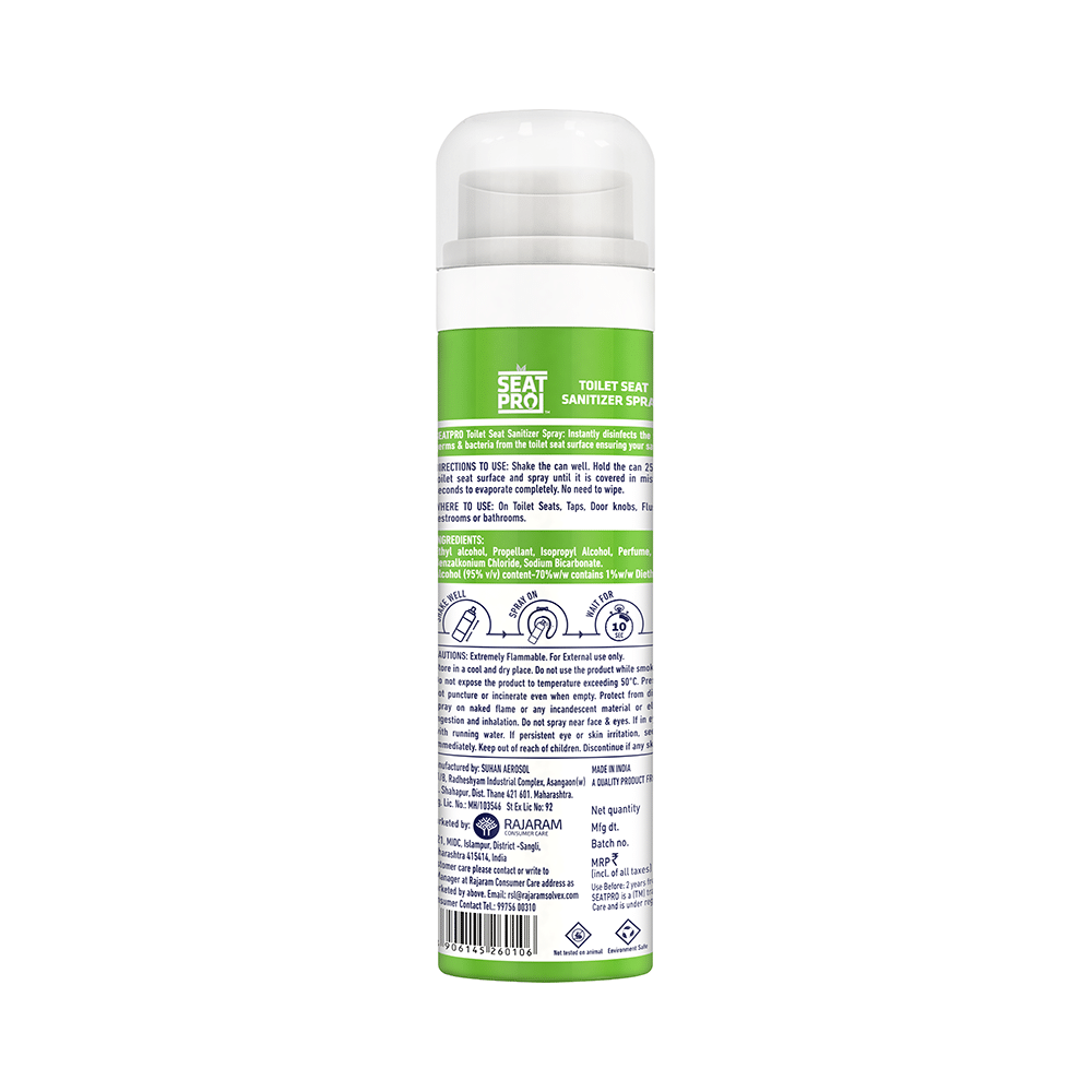 Seat Pro Toilet Seat Sanitizer Spray (75ml Each) Classic Fresh - Image 3