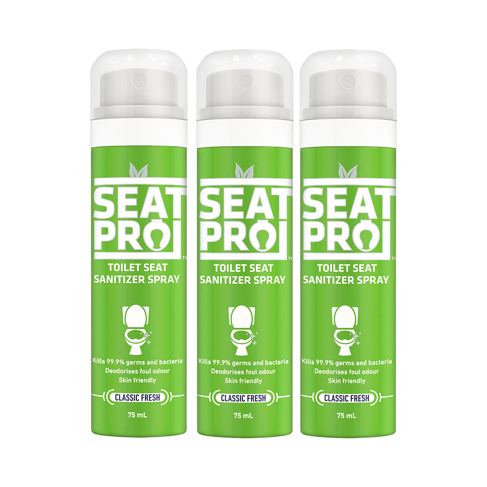 Seat Pro Toilet Seat Sanitizer Spray (75ml Each) Classic Fresh - Image 2