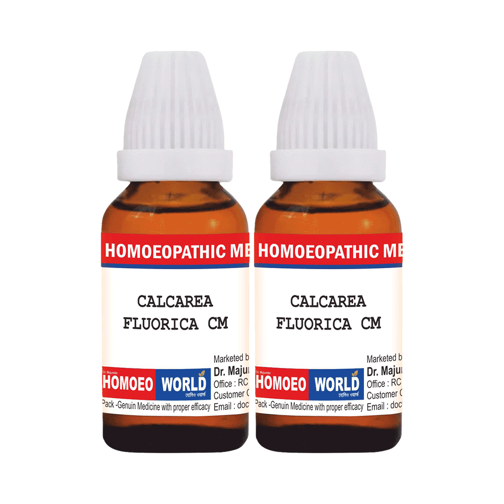 Dr. Majumder Homeo World Calcarea Fluorica Dilution(30ml Each) CM - Image 1