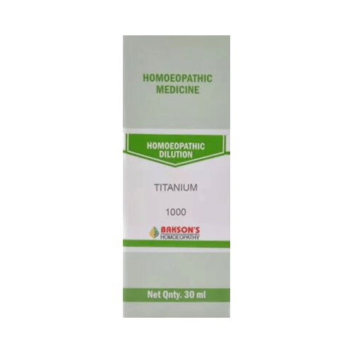 Bakson's Homeopathy Titanium Dilution 1000 CH