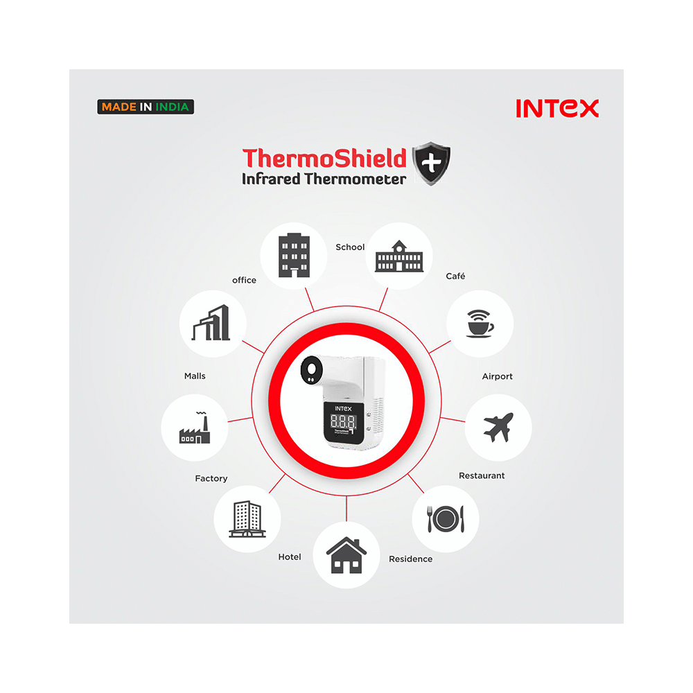 Intex Thermo Shield Wall Mount Automatic Digital Thermal Scanner & Infra Red Thermometer - Image 6