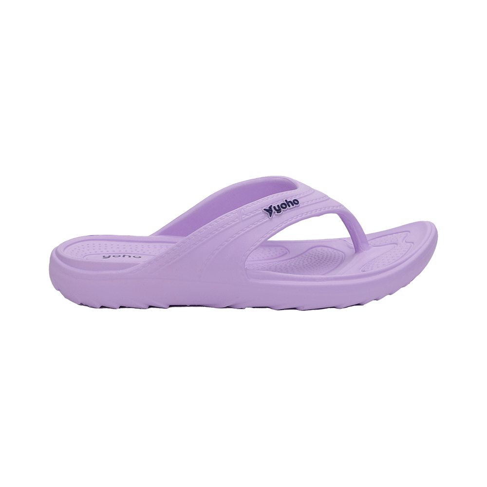 Yoho Lifestyle Acupressure Flip Flops for Women Pastel Lavender 9 - Image 2