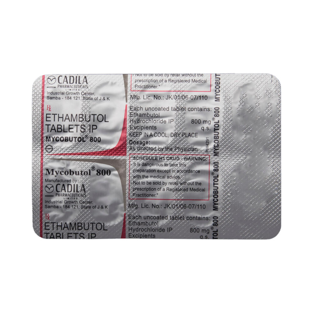 Mycobutol 800mg Tablet - Image 5