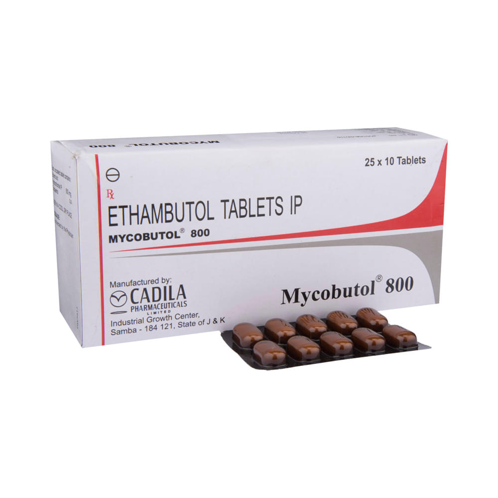 Mycobutol 800mg Tablet - Image 1