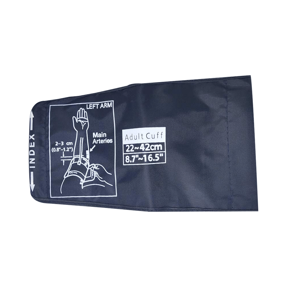 MCP Single Tube Blood Pressure Monitor Machine Cuff XXL Dark Blue - Image 4