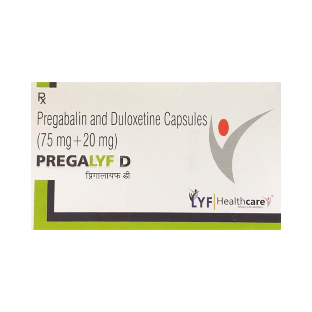 Pregalyf D 75mg/20mg Capsule - Image 1