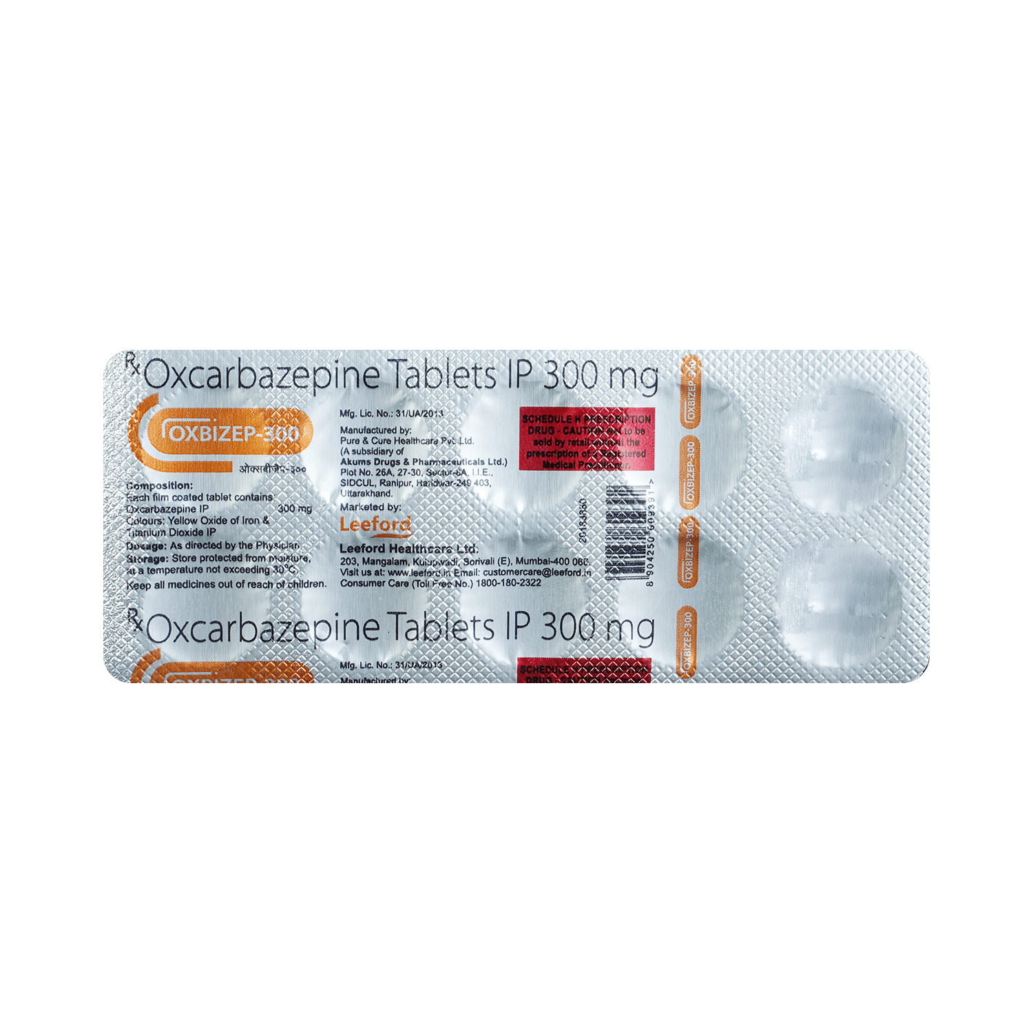 Oxbizep 300mg Tablet - Image 5