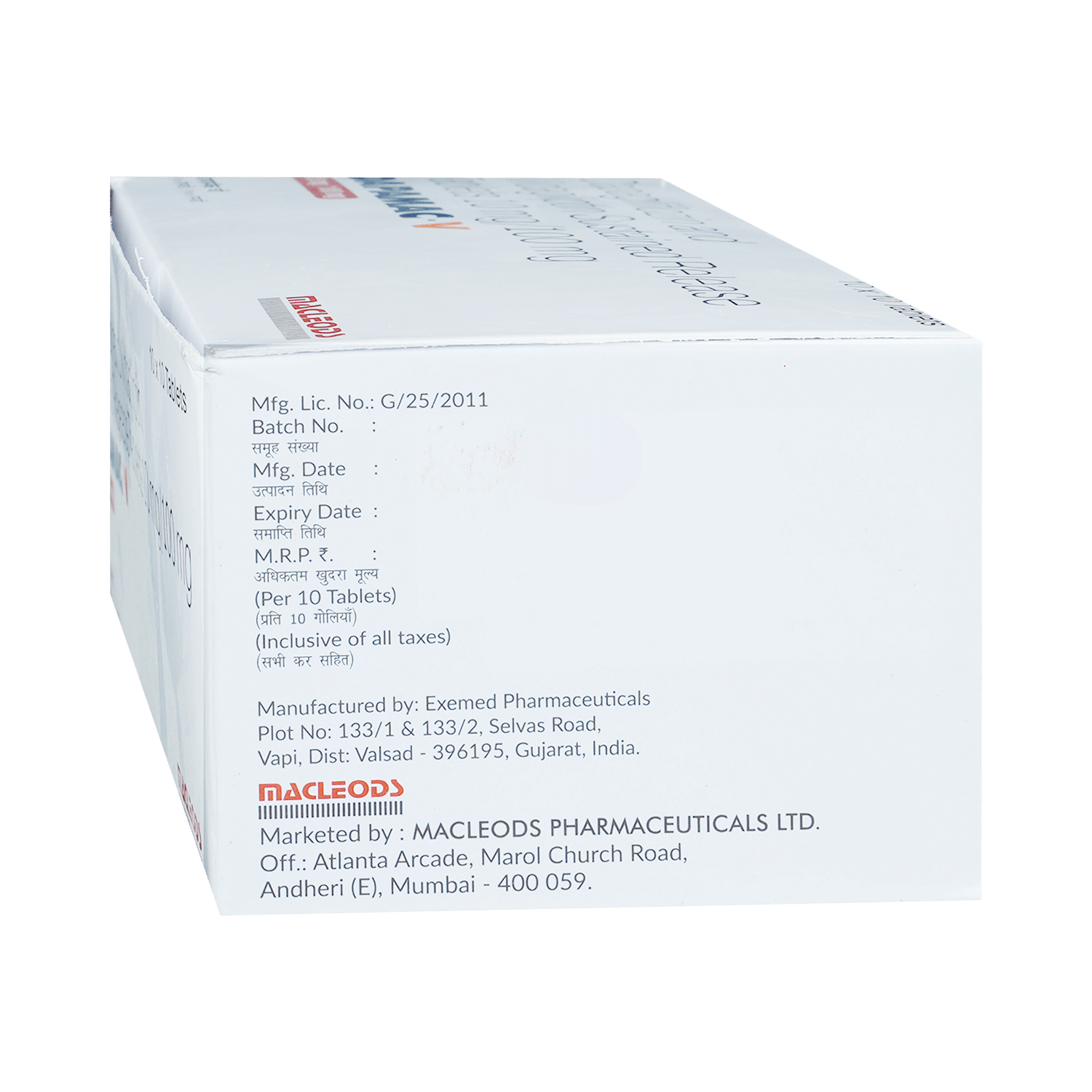 Dapamac V 10mg/100mg Tablet SR - Image 4