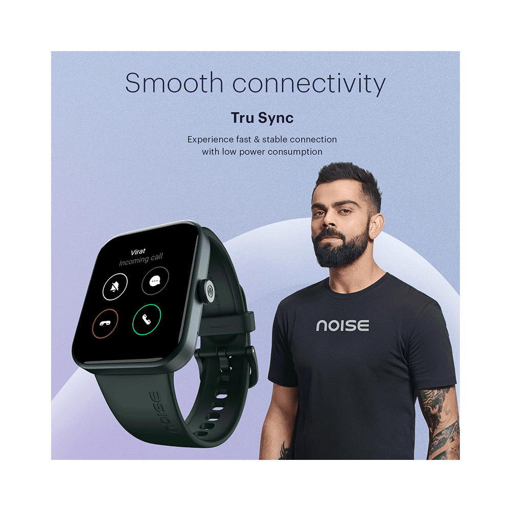 Noise Color Fit Pulse Go Buzz Smartwatch Midnight Blue - Image 2